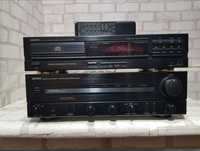 Пульт! Стійка підсилювач,CD програвач DENON PMA-520/DCD-680,б/у