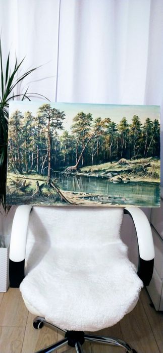 Obraz  malowany na płótnie 80/54 cm