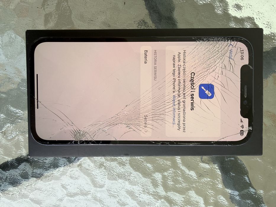 iPhone 12 Pro 128GB Pacific Blue iOS 18.7.2 Zbity wyświetlacz