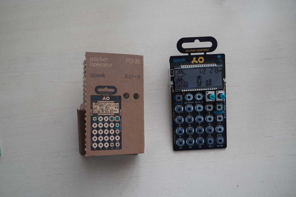 Teenage Engineering PO-35 speak Семпел Секвенсор Драм-машина