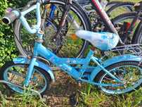 Rower 16 cali Elsa za 2x kinder jajko