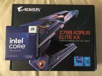 Procesor intel core i9 14900KF Nowy  Gigabyte AORUS Z790 Elite AX DDR5