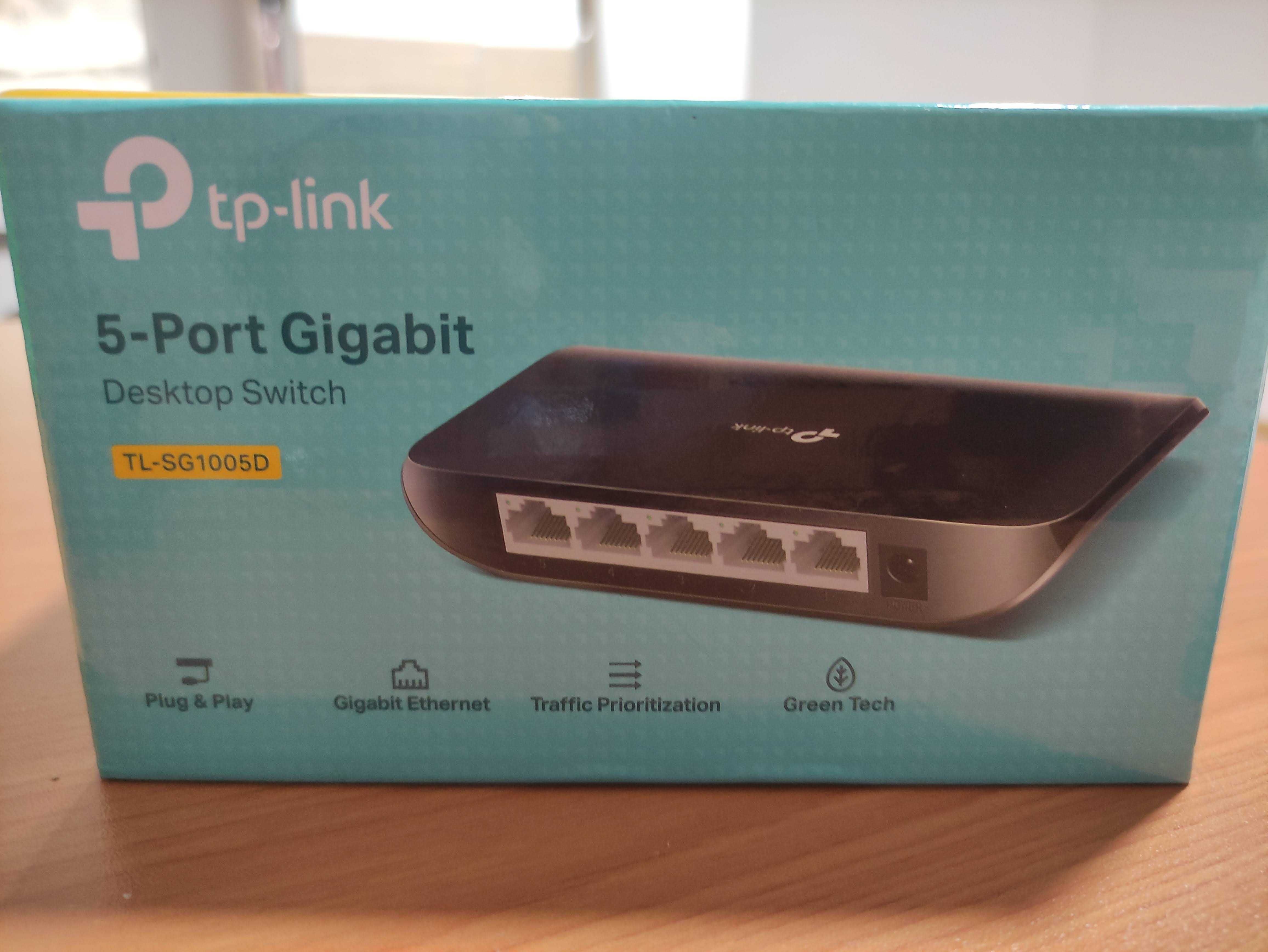 Switch TP-Link TL-SG1005D – 5 Portas Gigabit