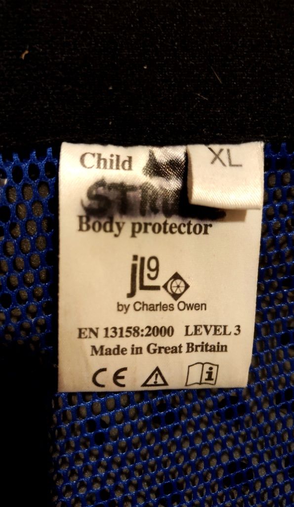 Kamizelka jeździecka ochronna, JL9, Charles, level 3