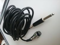 Кабель аудио шнур микрофонный 6.3 jack на 4 pin 5 метров