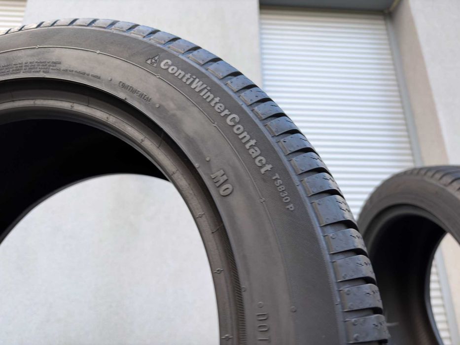 2szt zimowe 255/45R17 Continental 7,4mm 2021r świetny stan! Z1009 gwar