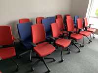 Fotele biurowe regulowane, obrotowe, na kółkach