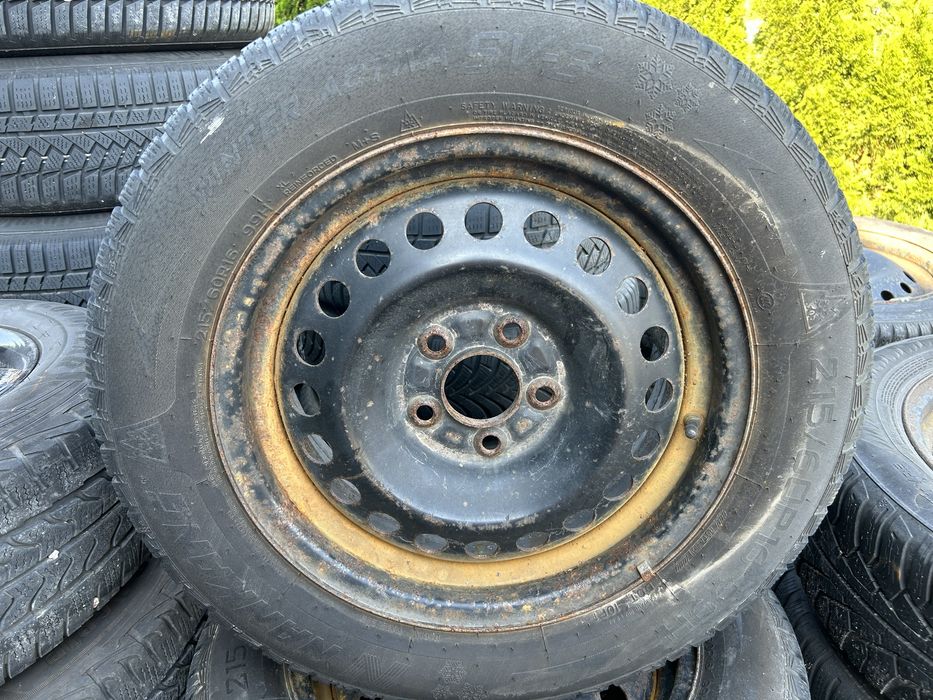 Opony zimowe 215/60 16 Nankang z felgami stalowymi 5x114,3 Kia