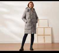 Якісне тепле стьобане пальто з капюшоном від tchibo, р.46-48 (38 євро)