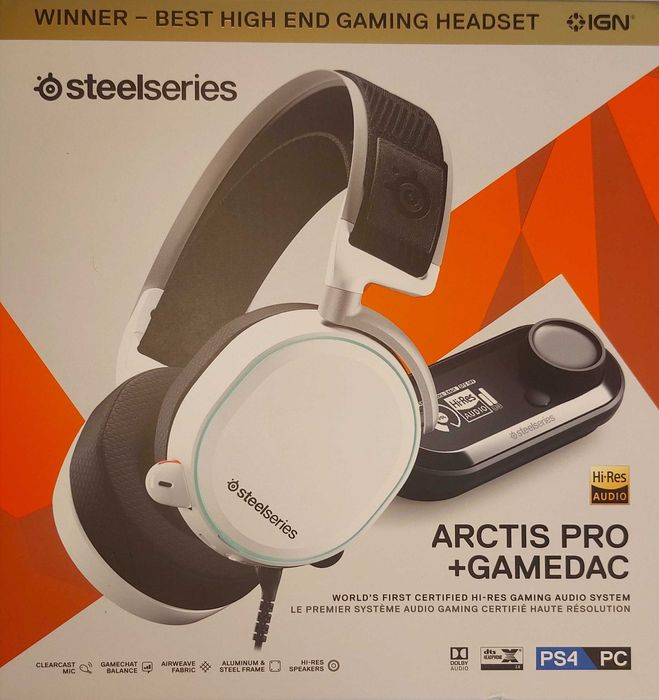 Słuchawki Steelseries Arctis Pro + Gamedac