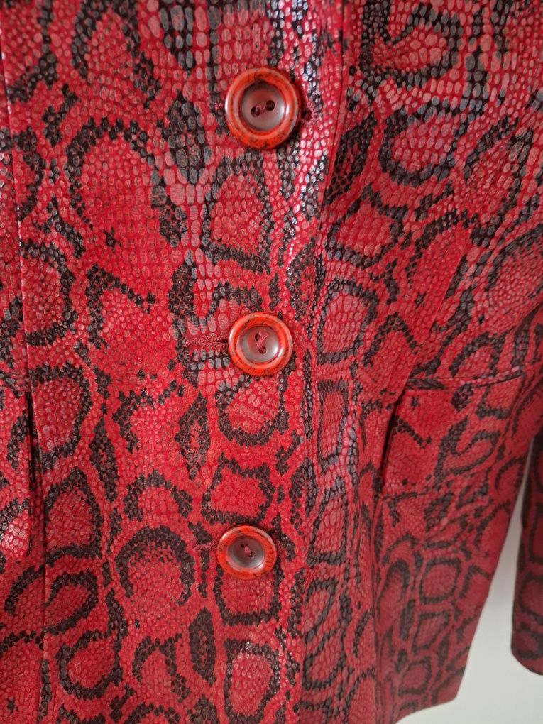 Піджак Zara, стильний жакет, піджак рептилія, піджак під змію р. S