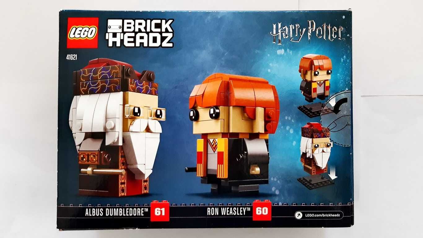 Lego Harry Potter 41621 RonWeasley & AlbusDumbledore BRICKHEADZ selado