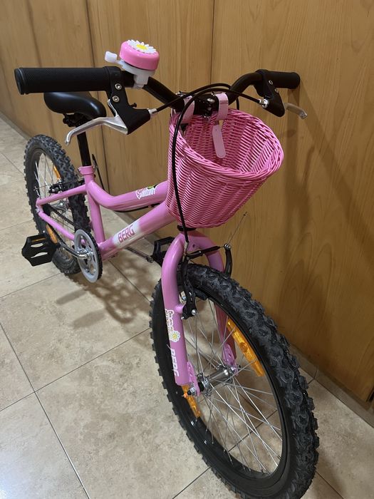 Bicicleta BERG roda 20 de menina com acessorios