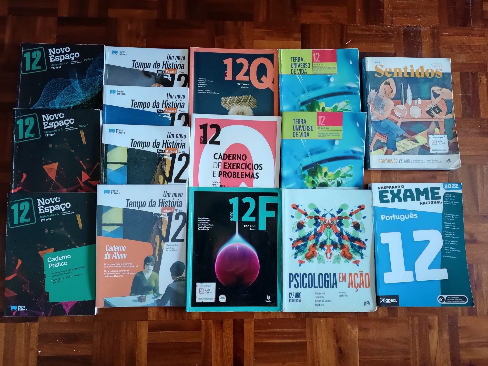 livros manuais cadernos atividades 10º 11º 12º todas as disciplinas