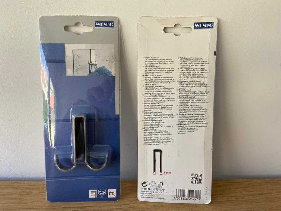 WENKO Cabides duplos de aço inoxidável - Cada unidade 3 euros