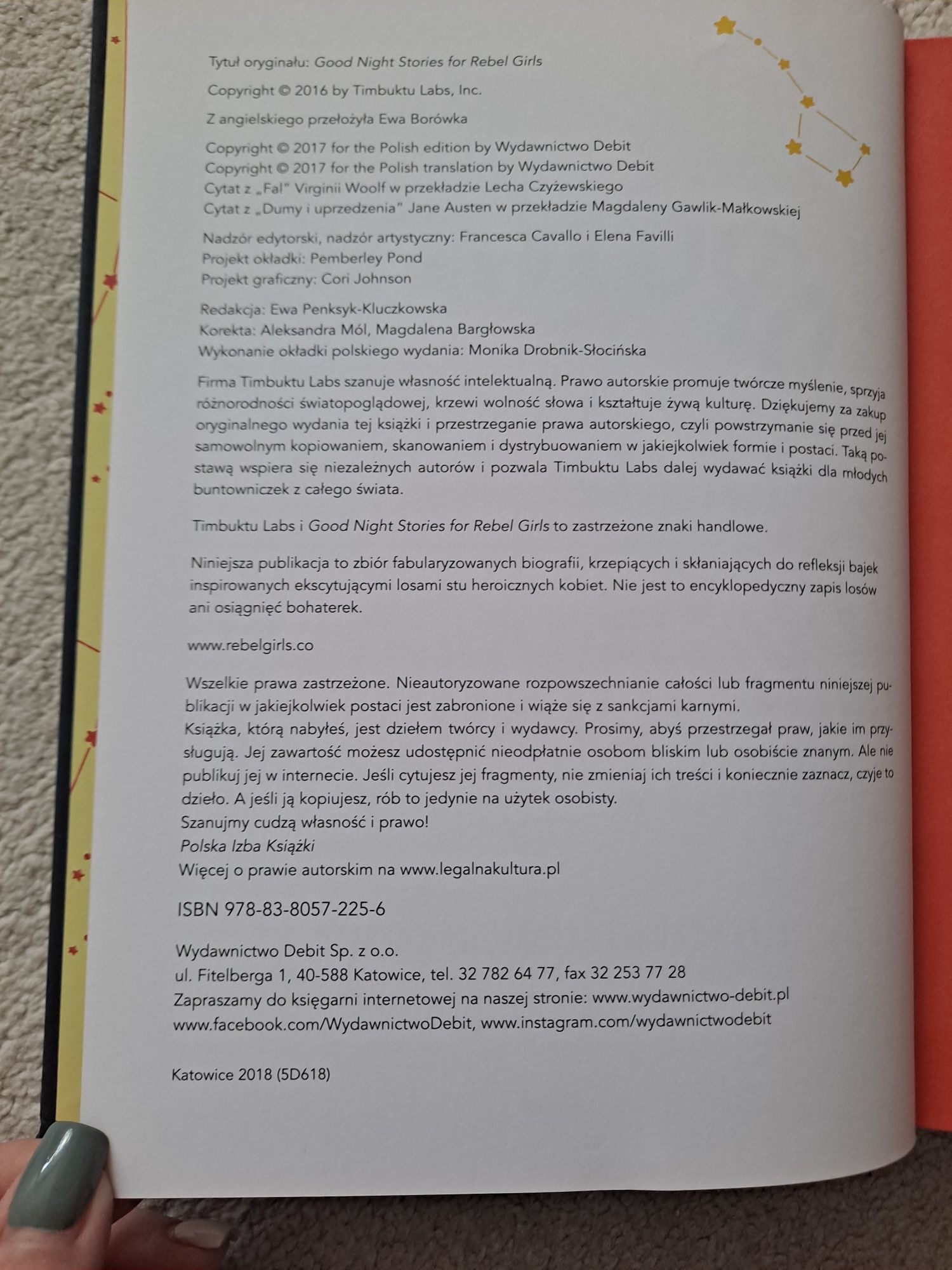Opowieści na dobranoc dla młodych buntowniczek