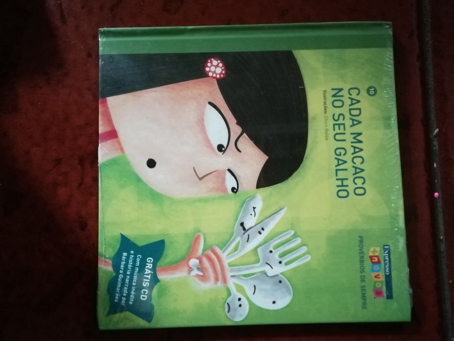 Livro + CD infantil da Coleção " Provérbios de sempre"