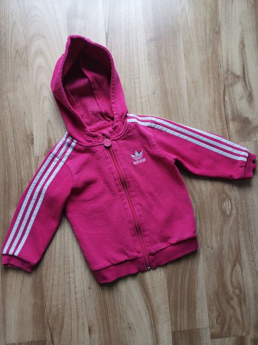 Bluza adidas różowa