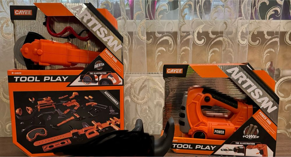 Набор інструментів болгарка лобзик дитячі іграшки