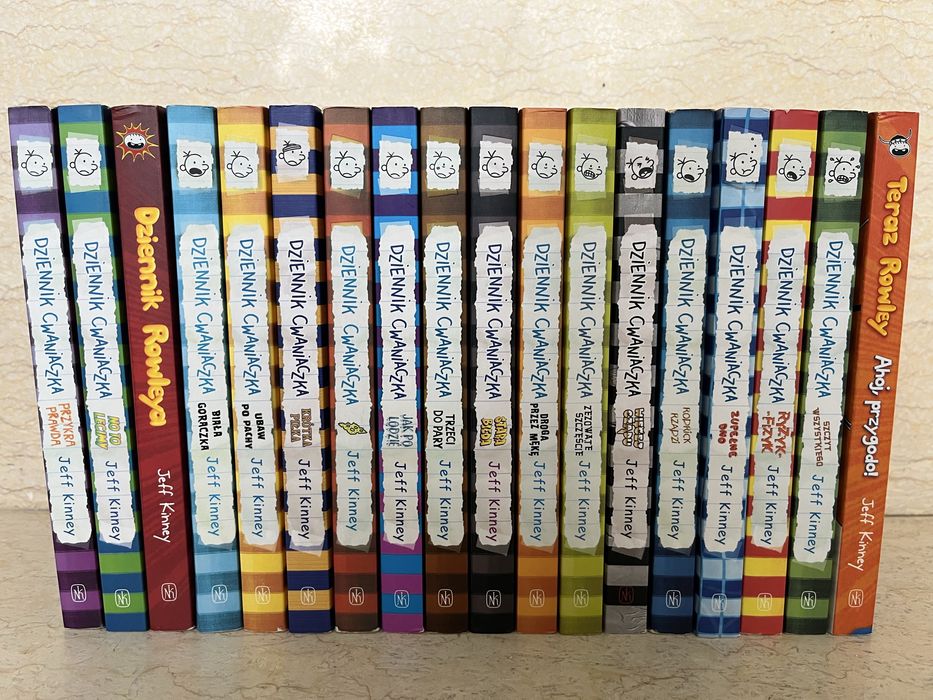 Dziennik Cwaniaczka zestaw 18 ksiqżek