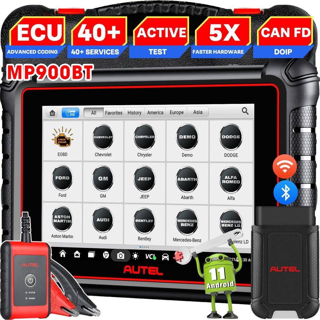 Autel Maxipro Scanner de diagnóstico sem fio MP900BT versão Bluetooth