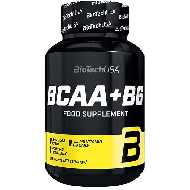 Купить Аминокислоты BCAA+B6 (100 таблеток) от Biotech USA АКЦИЯ!!!