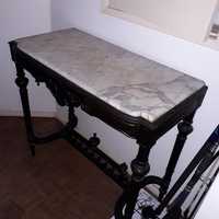 - Mesa de apoio  antiga tampo mármore séc XIX