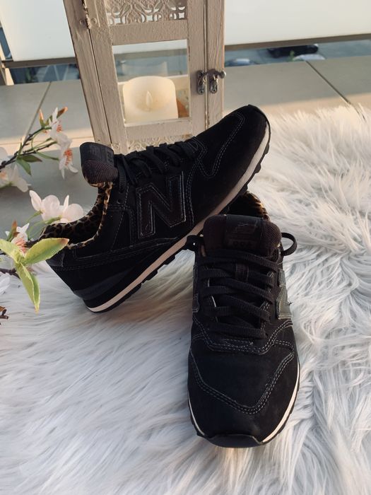 Adidasy New Balance czarne z panterką WL996CK (36,5)