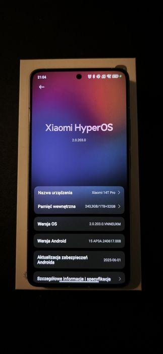 Xiaomi 14T Pro 12GB/1TB Titan Gray Gwarancja