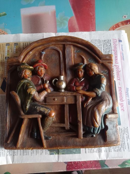 Продам старинную картину из воска