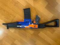 Karabin Nerf N-Strike Elite + magazynek+ kolba+ lufa