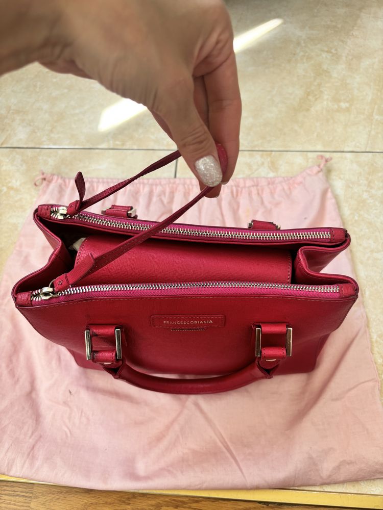 Шкіряна сумка від італійського бренду Francesco Biasia