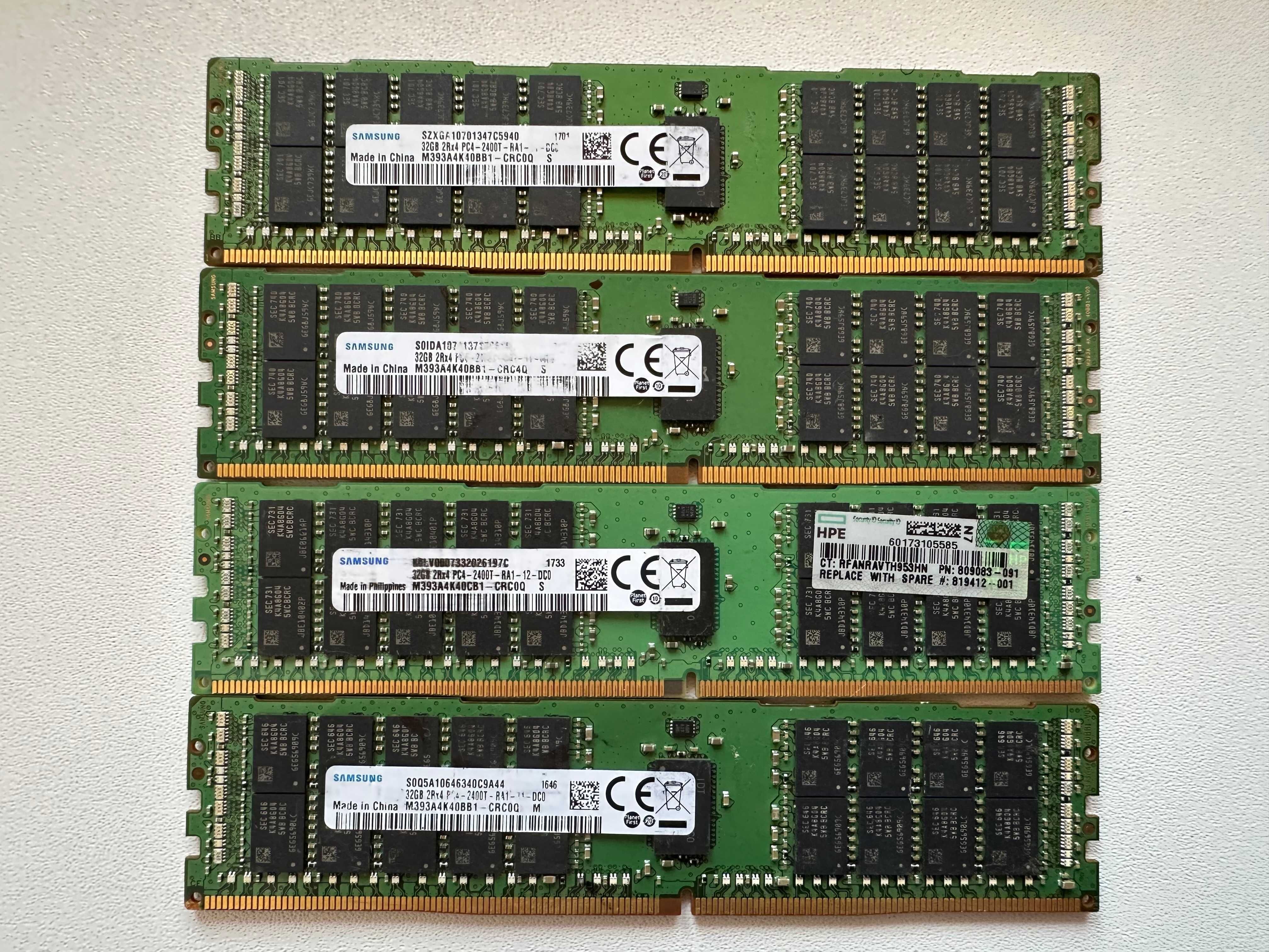 Серверна оперативна память DDR4 4-16-32Gb 2133P-2400T