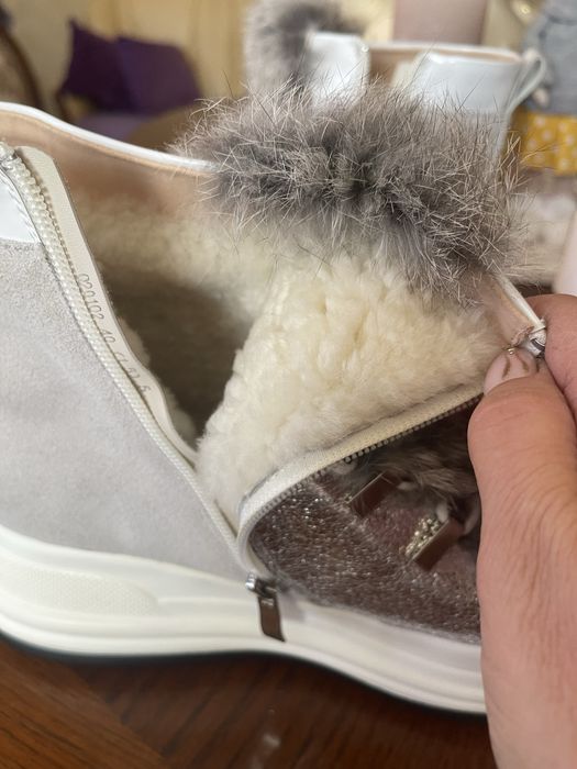 Зимові ботінки натуральні , шкіряні