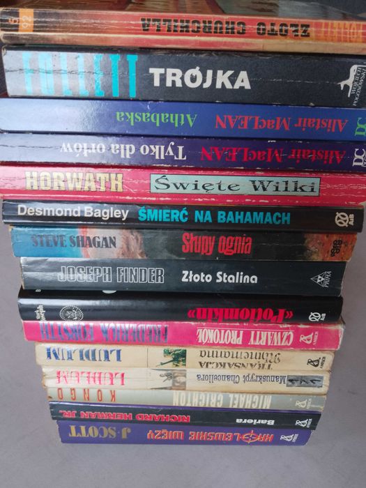 Zestaw  powieści, sensacja, thriller