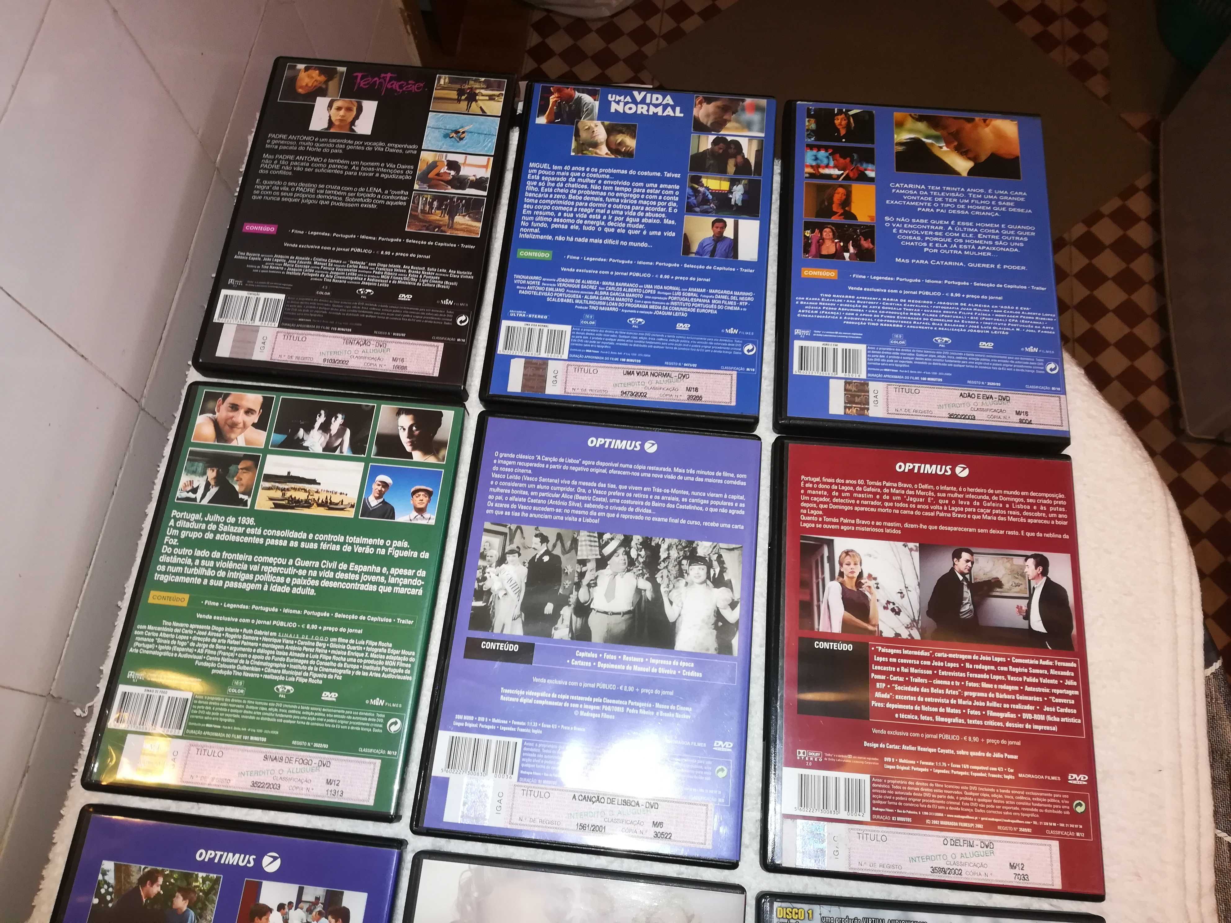 filmes portugueses (diversos dvds)