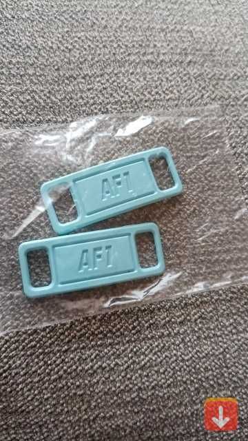 Air Force 1 tag metalica de varias cores NOVAS unisexo