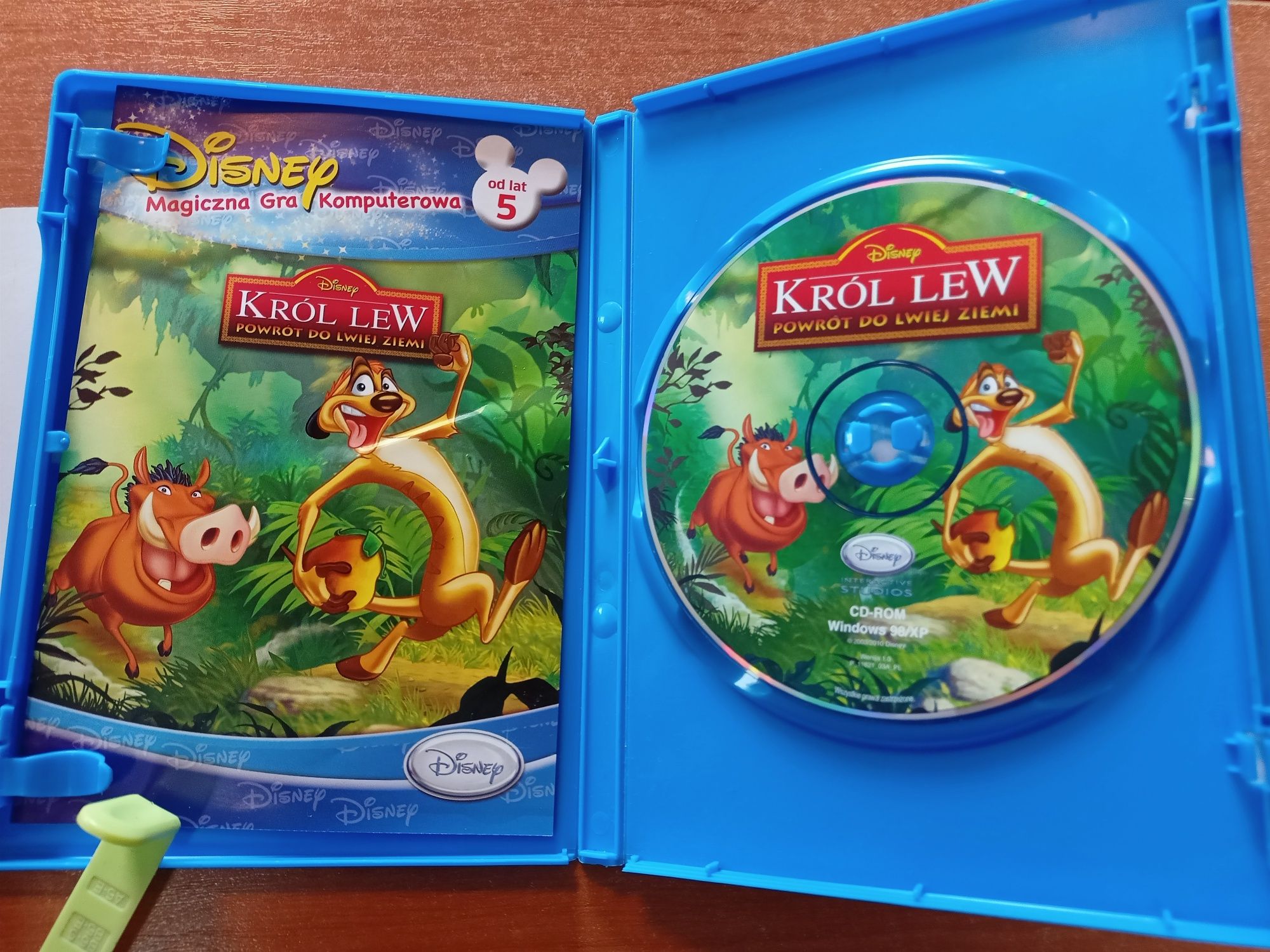 Król Lew Disney Powrót do lwiej ziemi GRA PC CD-ROM