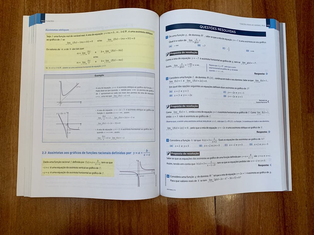 Livro de Preparação para o Exame Nacional - Matemática