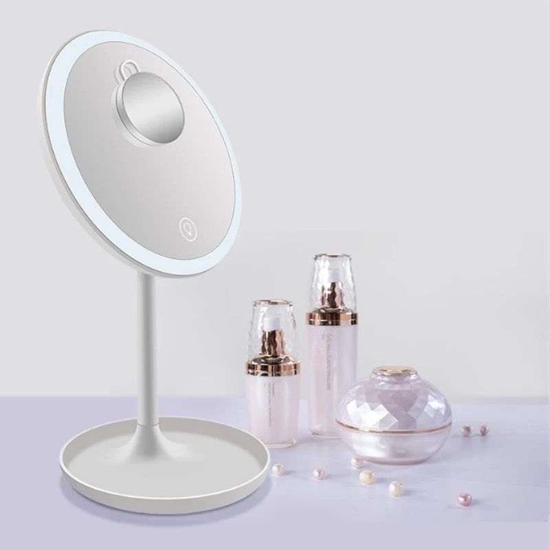 Косметическое зеркало с LED-подсветкой и увеличением