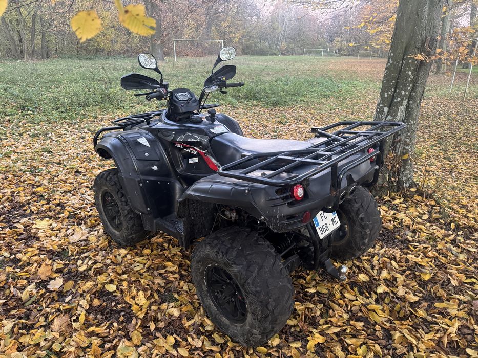 TGB Blade 550 quad 4x4 homologacja alufelgi 500 hak