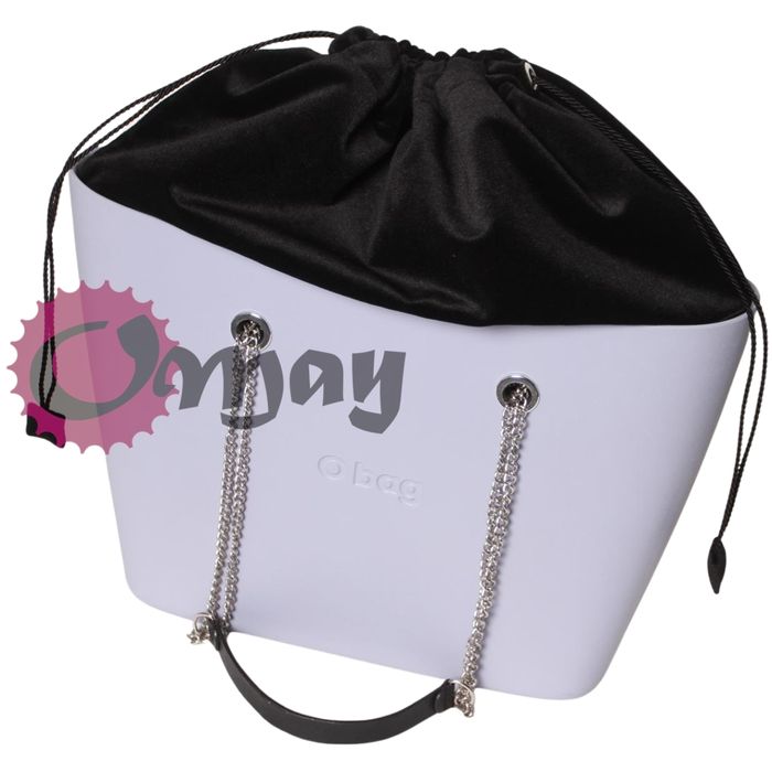 CZARNY WELUR organizer do OBAG URBAN worek 2 kieszenie komin VIP OMAY