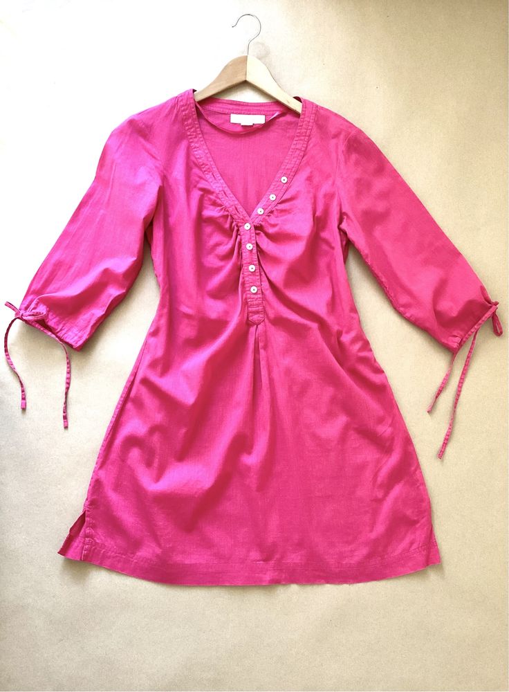 Różowa sukienka tunika H&M rozmiar 36 - S