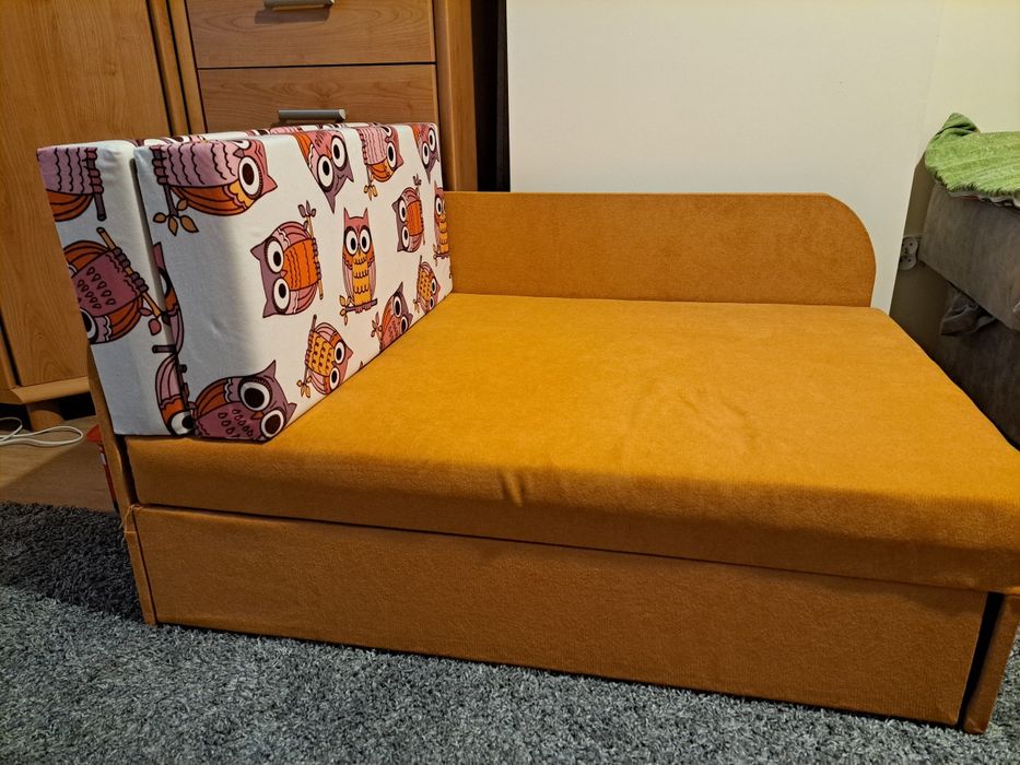 Łożko dziecięce pojedyncze rozkładane