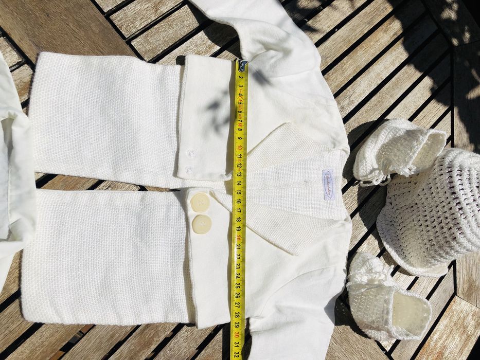 Komplet na chrzciny-chłopiec 6m-cy