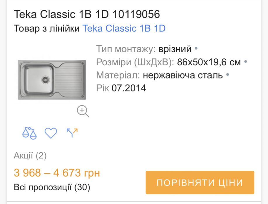 Мойка teka 86x50