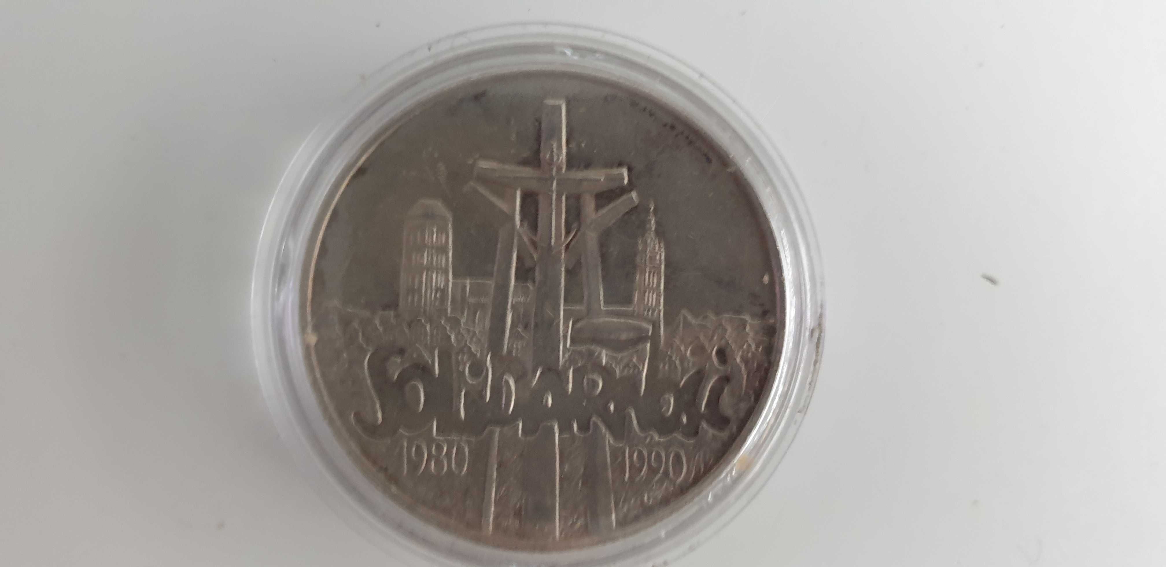 Starocie z Gdyni - Stare monety srebrne - 100000zł 1990r.