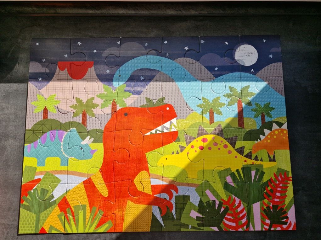 Puzzle Dinozaury 24 elementy
