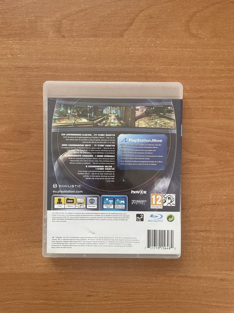 Диск з грою PlayStation Move Heroes для PlayStation 3