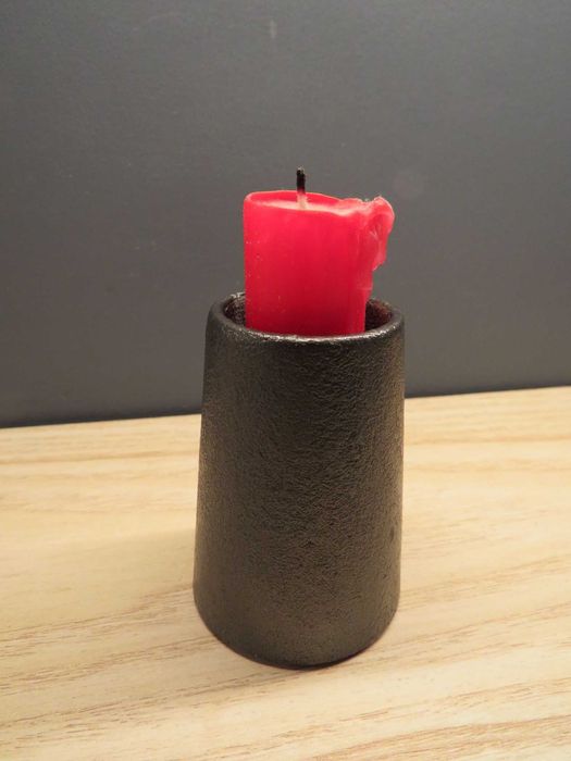 świecznik żeliwny dwustronny IKEA